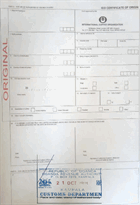 Certificate of origin (Optional)